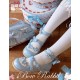 Mademoiselle Pearl Bow Rabbit Shoes(Reservation/4 Colours/Full Payment Without Shipping)
